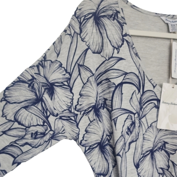 Tommy Bahama Heather Sands Side Tie Floral Print Dress Size Medium. - Picture 8 of 12